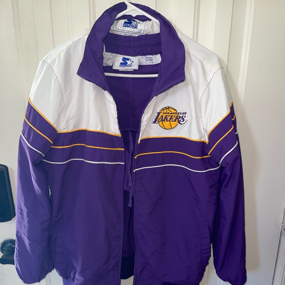 L. A. Lakers Official Starter Nylon Sweatsuit